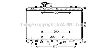 Радиатор, охлаждение двигателя AVA QUALITY COOLING SZA2085