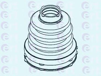 Комплект пылника, приводной вал ERT 500436