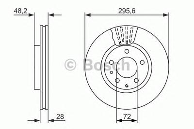 Тормозной диск BOSCH 0986479758