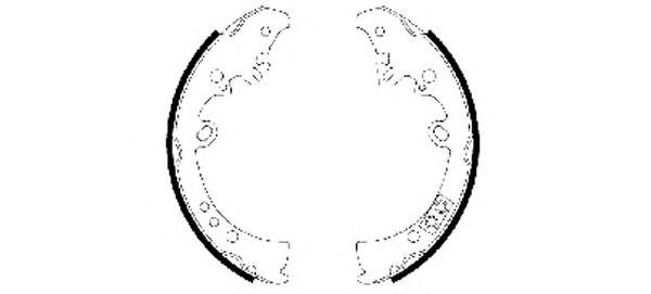 Комплект тормозных колодок TEXTAR