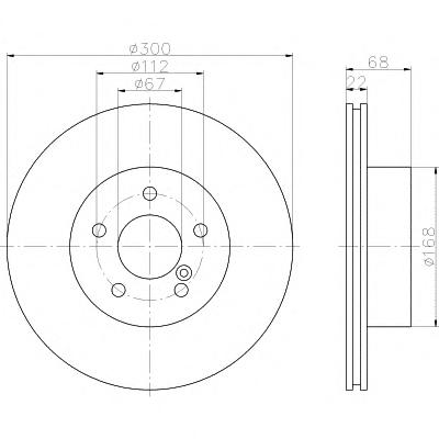 Тормозной диск TEXTAR