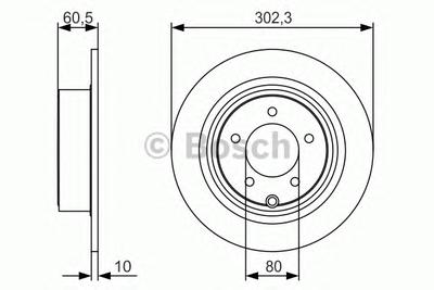 Тормозной диск BOSCH 0986479R07