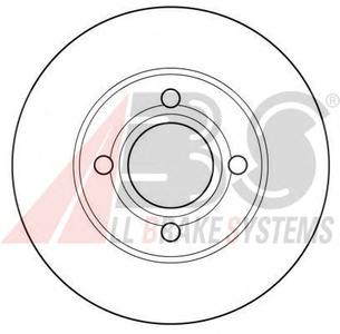 Тормозной диск A.B.S. 15746