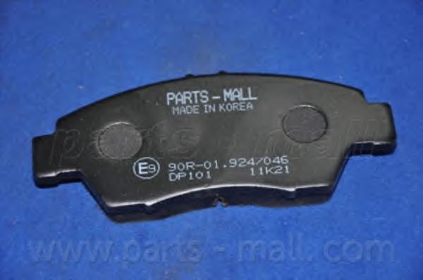 Комплект тормозных колодок, дисковый тормоз PARTS-MALL