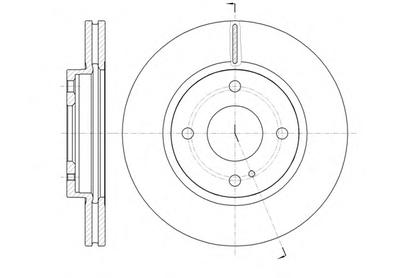 Тормозной диск REMSA 61299.10
