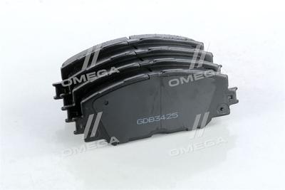 Колодка гальм. диск. standard toyota auris/corolla/rav 4 передн. (rider) RIDER RD.24336STD