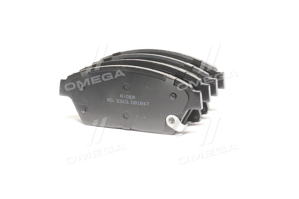 Колодка гальм. диск. opel astra j 10-, chevrolet cruze передн./задн. (rider) RIDER