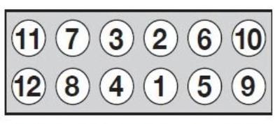 Комплект болтов головки цилидра PAYEN