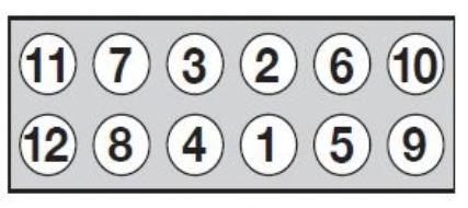 Комплект болтов головки цилидра PAYEN