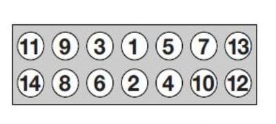 Комплект болтов головки цилидра PAYEN