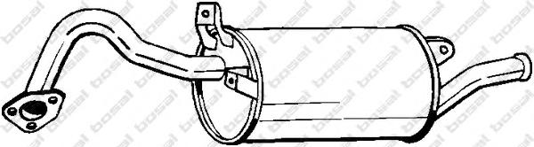 Глушитель выхлопных газов конечный BOSAL