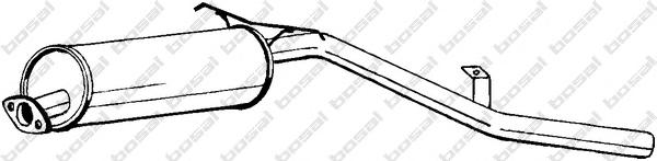 Глушитель выхлопных газов конечный BOSAL