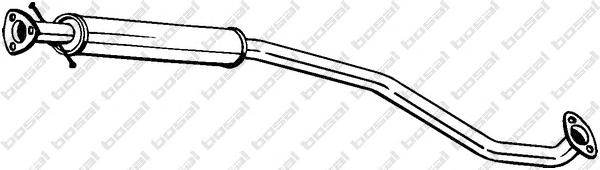 Средний глушитель выхлопных газов BOSAL