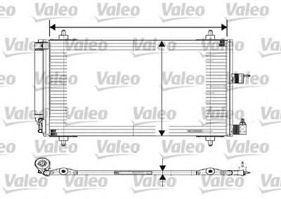 Конденсатор, кондиционер VALEO 817508