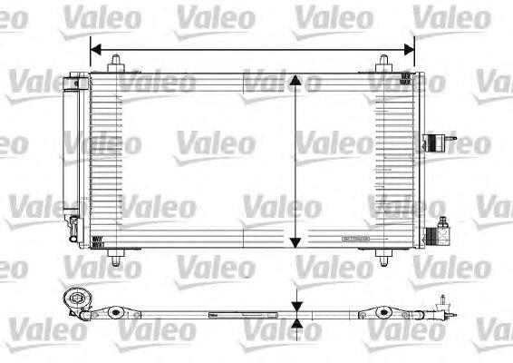 Конденсатор, кондиционер VALEO