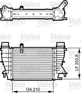 Интеркулер VALEO 818264