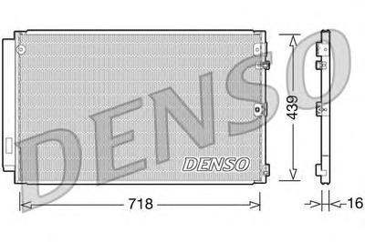 Конденсатор, кондиционер DENSO DCN51011