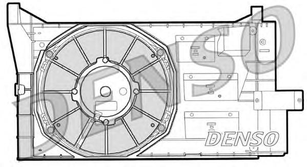 Вентилятор, охлаждение двигателя DENSO