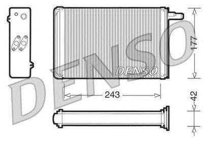 Теплообменник, отопление салона DENSO DRR09030