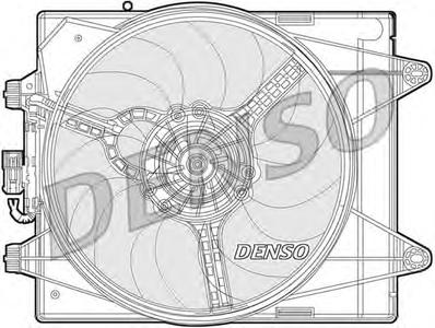 Вентилятор, охлаждение двигателя DENSO DER13004