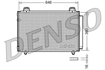 Конденсатор, кондиционер DENSO DCN50024