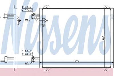 Конденсатор, кондиционер NISSENS 94584