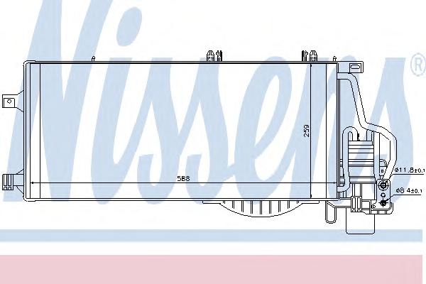 Конденсатор, кондиционер NISSENS