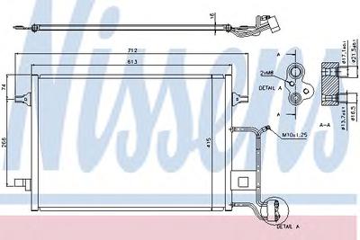 Конденсатор, кондиционер NISSENS 94601