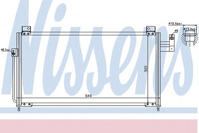 Конденсатор, кондиционер NISSENS 94705