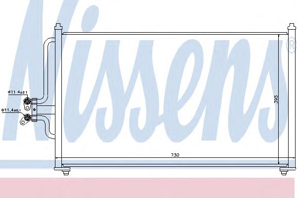 Конденсатор, кондиционер NISSENS