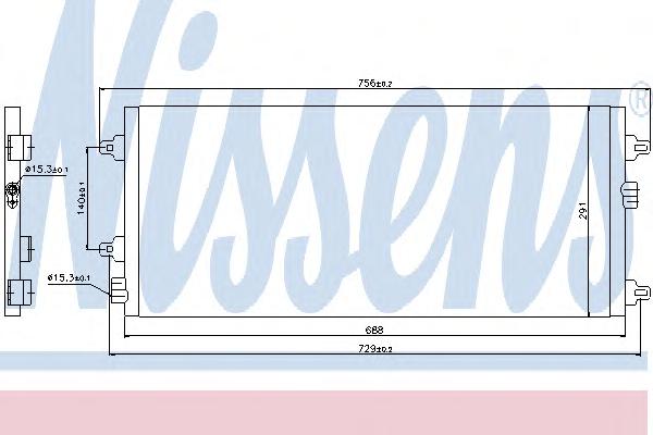 Конденсатор, кондиционер NISSENS