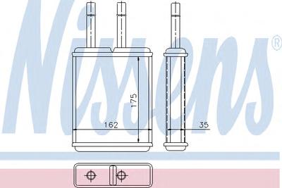 Теплообменник, отопление салона NISSENS 71957