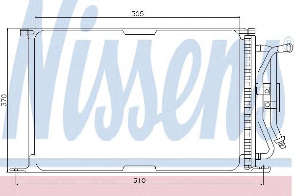 Конденсатор, кондиционер NISSENS
