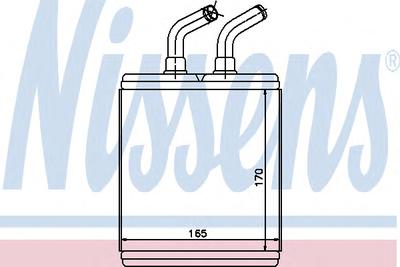Теплообменник, отопление салона NISSENS 77515