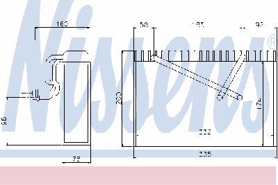 Испаритель, кондиционер NISSENS 92168