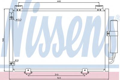 Конденсатор, кондиционер NISSENS 94581