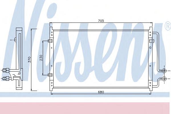 Конденсатор, кондиционер NISSENS
