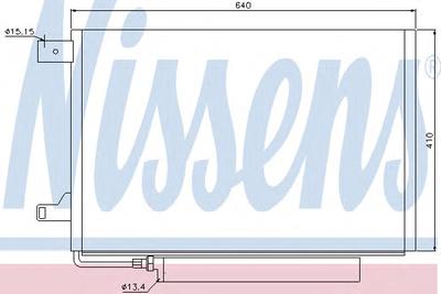 Конденсатор, кондиционер NISSENS 94911