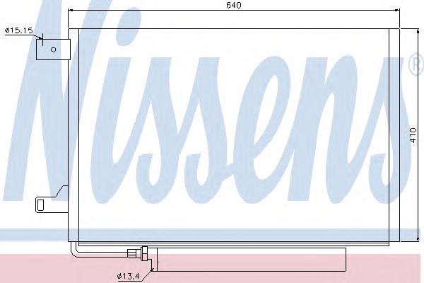 Конденсатор, кондиционер NISSENS