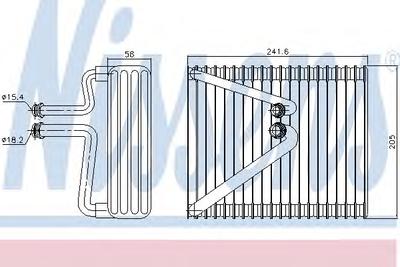 Испаритель, кондиционер NISSENS 92206