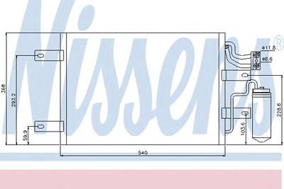 Конденсатор, кондиционер NISSENS 94882