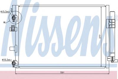 Конденсатор, кондиционер NISSENS 940182