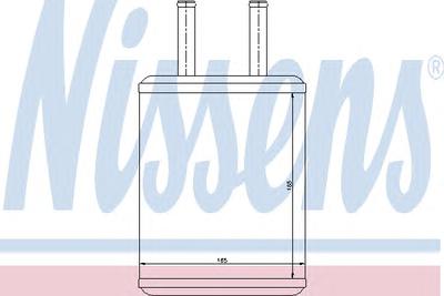 Теплообменник, отопление салона NISSENS 77503