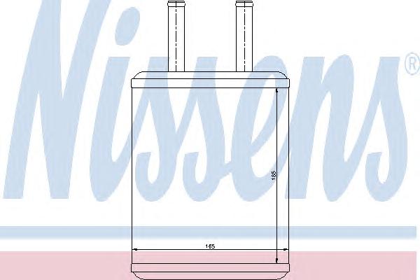 Теплообменник, отопление салона NISSENS