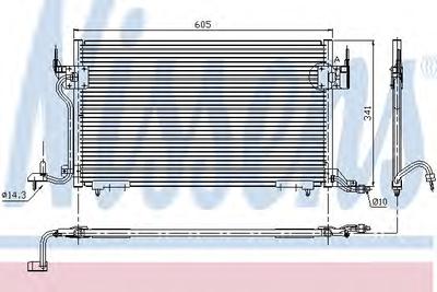 Конденсатор, кондиционер NISSENS 94200