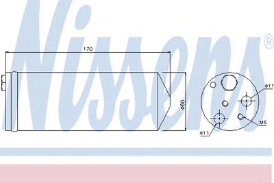 Осушитель, кондиционер NISSENS 95239