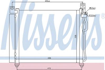 Конденсатор, кондиционер NISSENS 94828