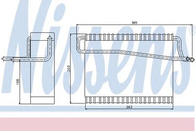 Испаритель, кондиционер NISSENS 92271