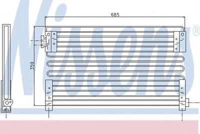 Конденсатор, кондиционер NISSENS 94388