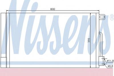 Конденсатор, кондиционер NISSENS 94973